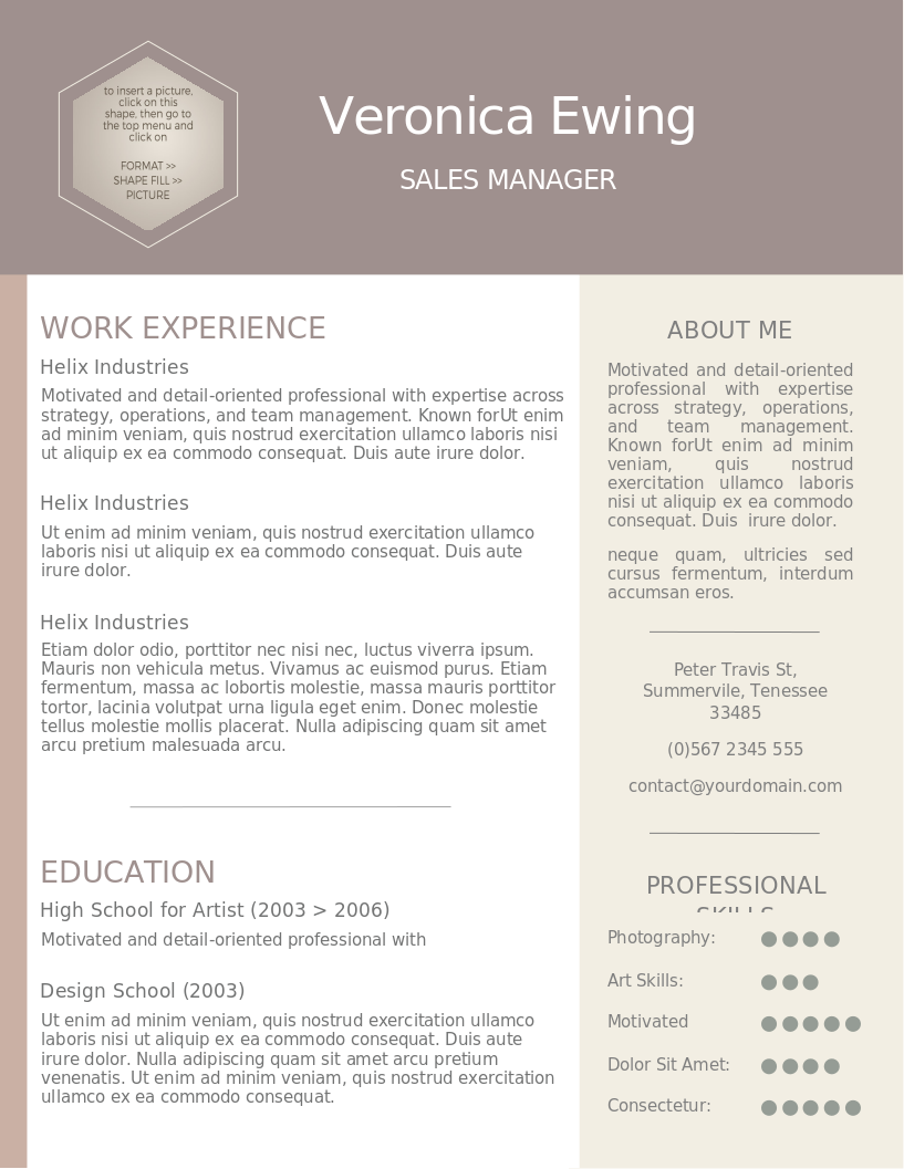 Honeycomb Photo CV – anteprima